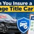 Can you insure a salvage title car? A damaged salvage vehicle with an insurance shield and checklist explaining salvage title insurance coverage.