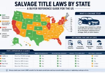 Salvage title laws by state and US vehicle requirements